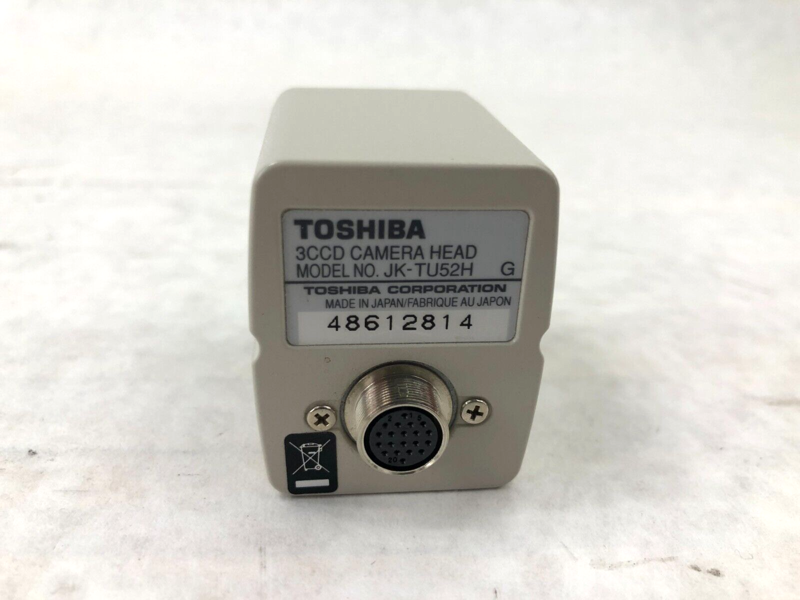 Toshiba JK-TU52H 3-CCD Camera Head Untested
