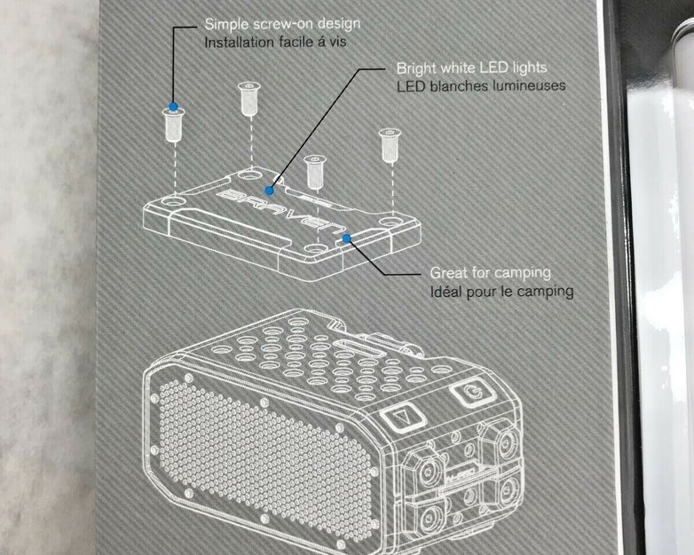 Lot of 3 Braven BRV-PRO Series Accessory LED  Glow Deck