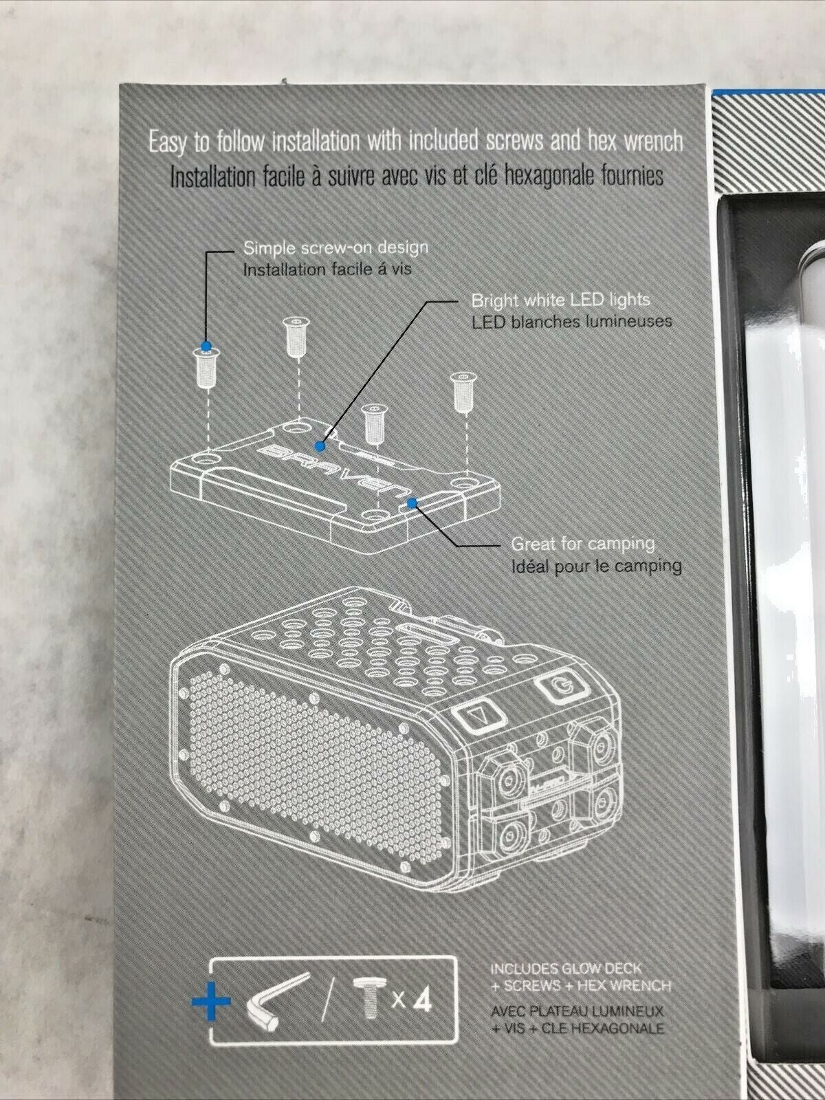 Lot of 3 Braven BRV-PRO Series Accessory LED  Glow Deck