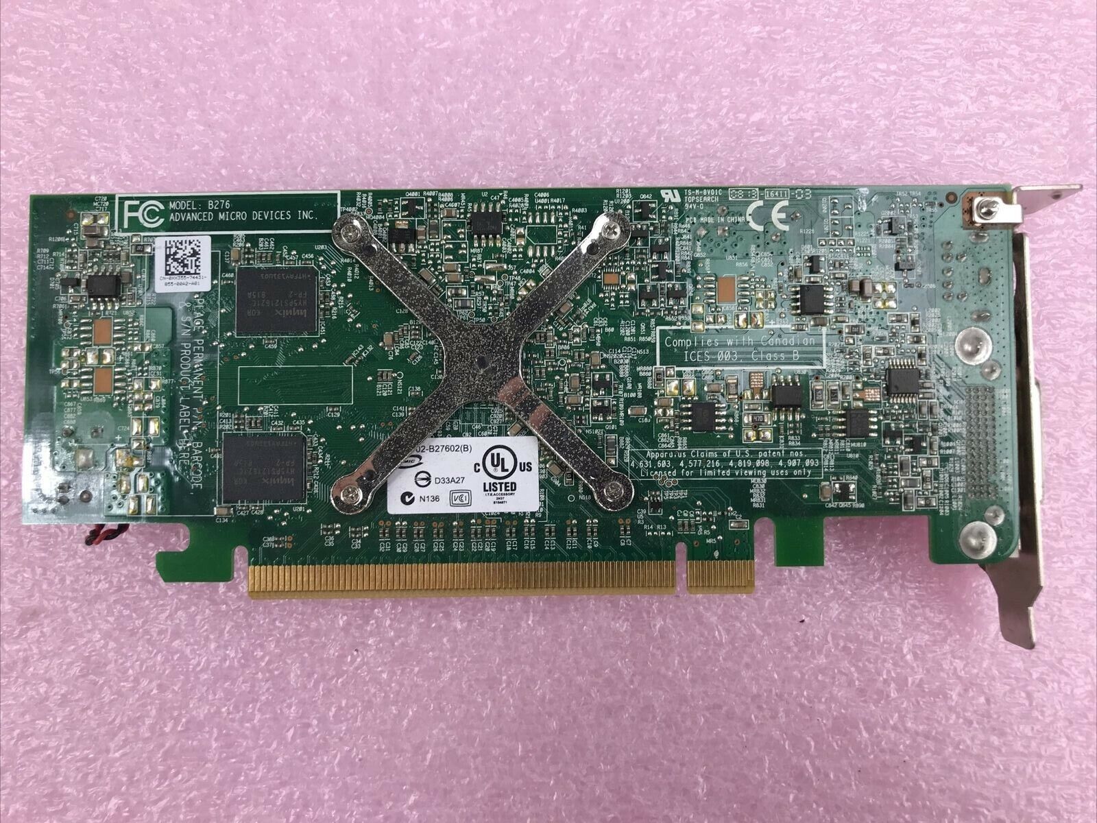 DELL 0XX355 ATI Radeon 109-B27631-00 256MB PCI-E Low Profile Video Card