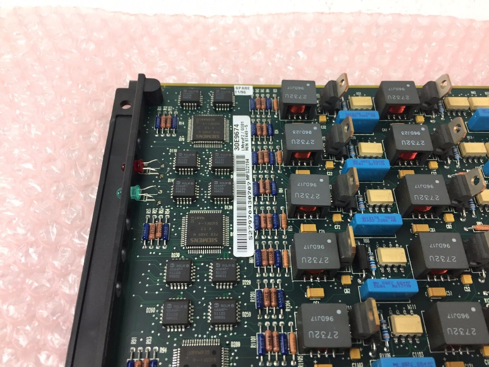 Siemens S30810 Q2475 X000 F2 TMC16 ROLM 9751 30E9674 97449-5 Circuit Board