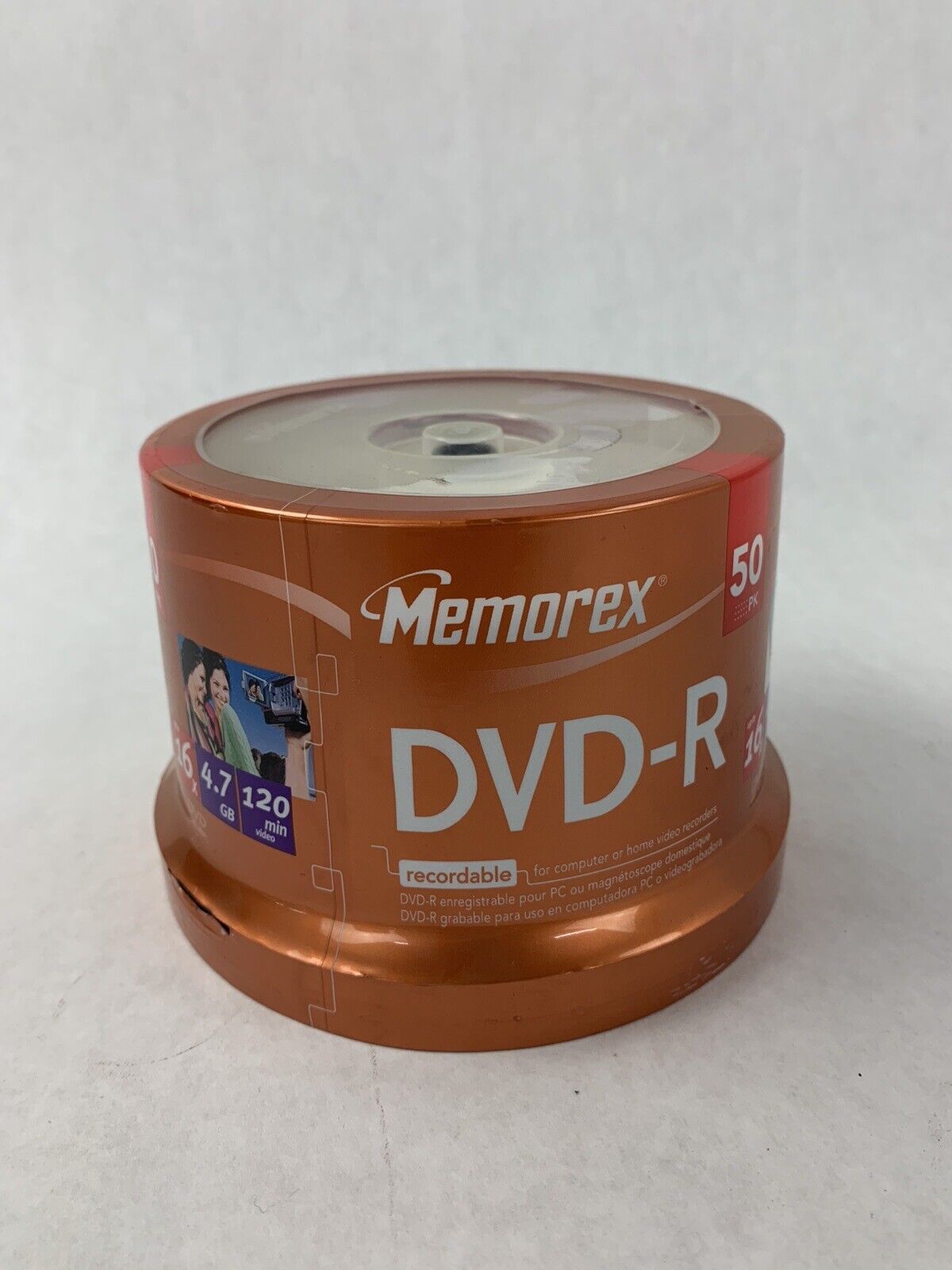 Lot of 3 Memorex DVD-R 50 Pack 16X 4.7GB 120 Min