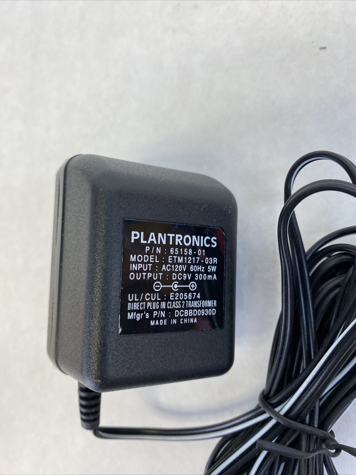 Plantronics S12 Telephone Headset System MISSING HEADBAND