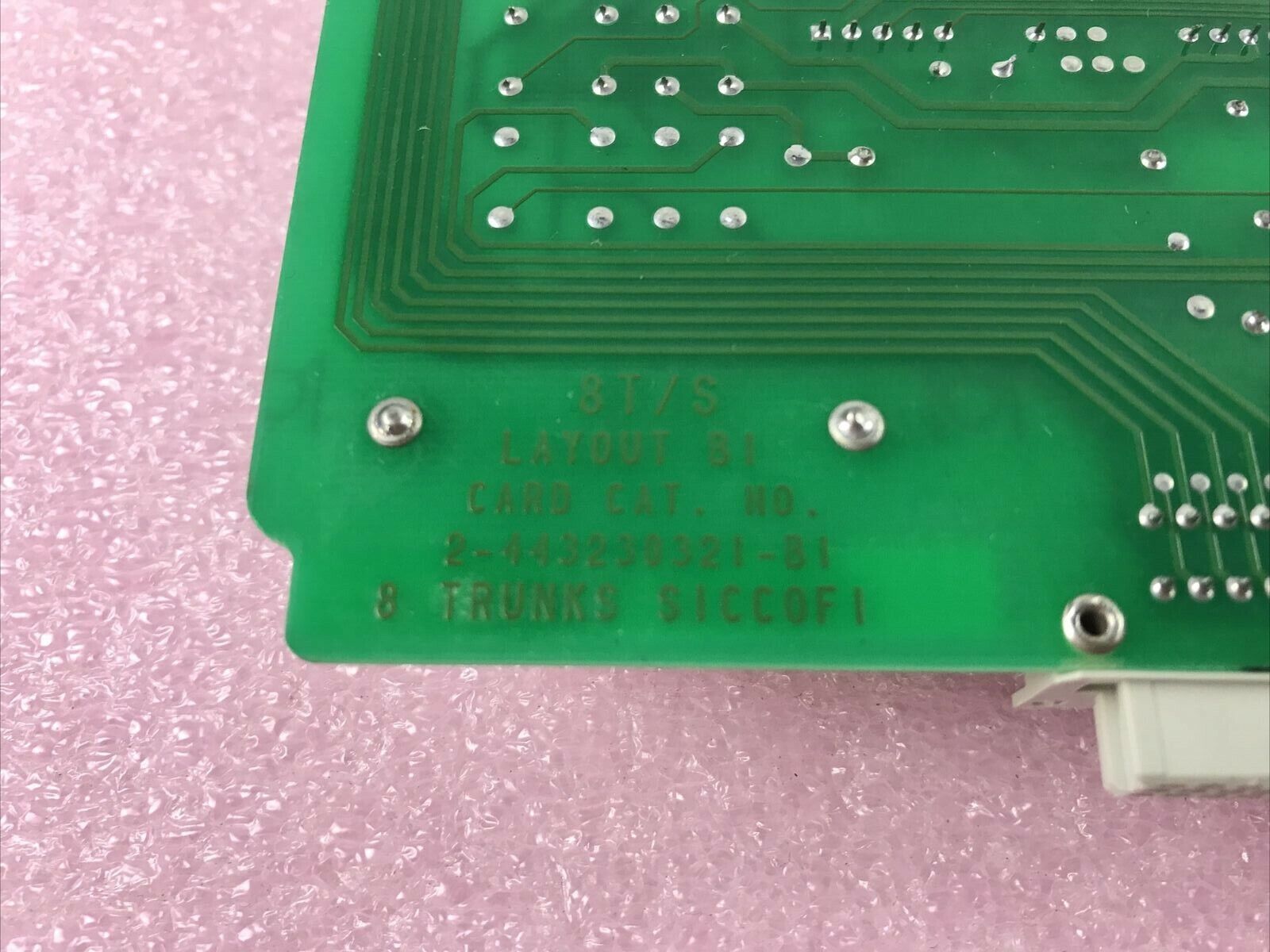 Tadiran Coral 8T/S PF - 8 Circuit Trunk Card 72449329100