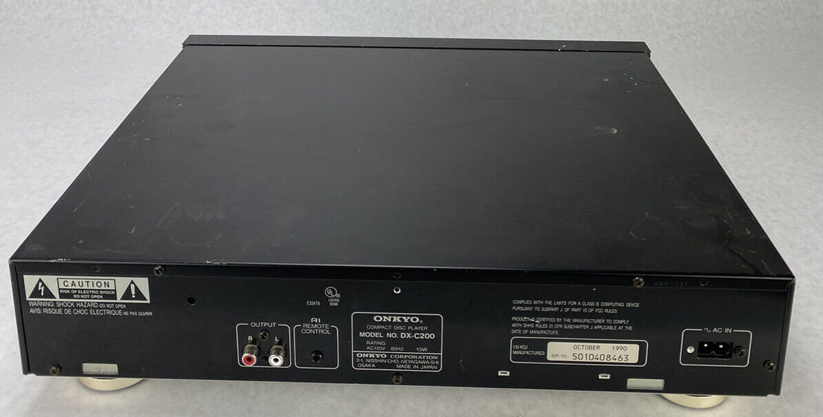 Onkyo DX-C200 Compact Disc Player Changer NEEDS REPAIR
