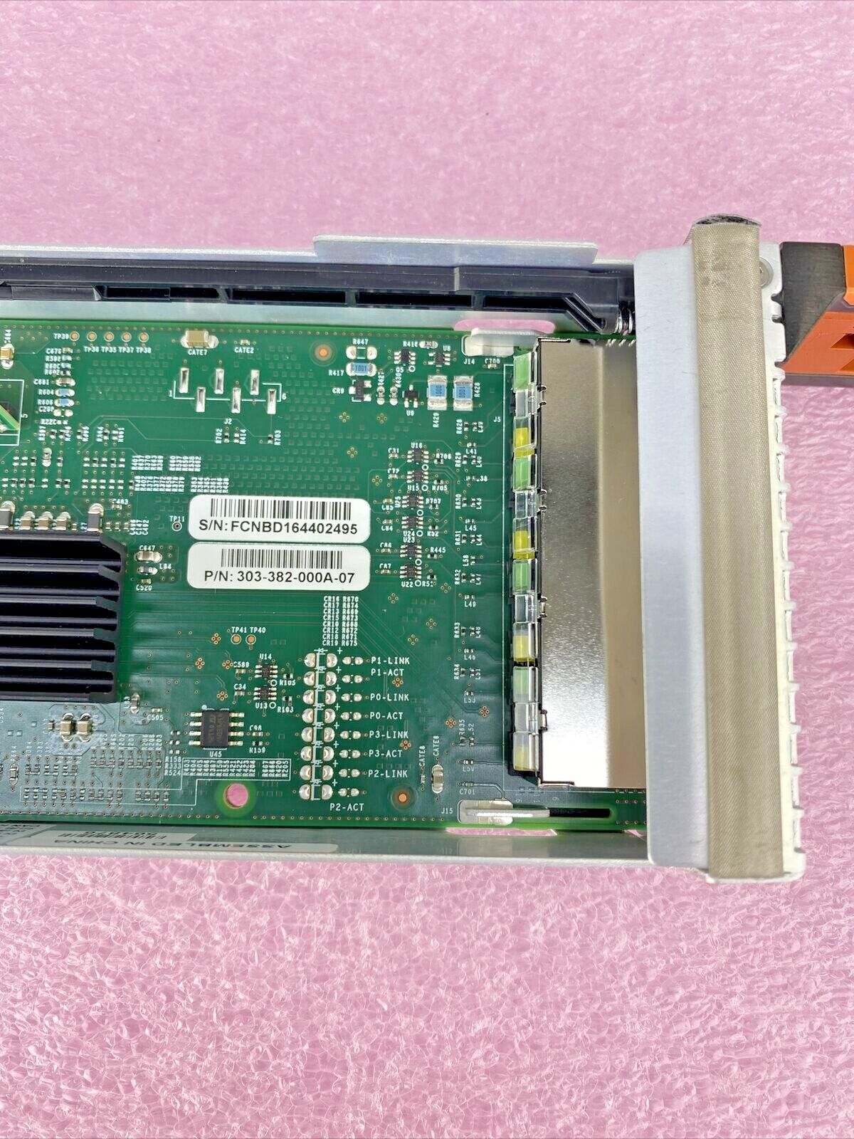 EMC Unity 303-382-000A-07 4-Port TLA PCB 1GbE Ethernet I/O Module