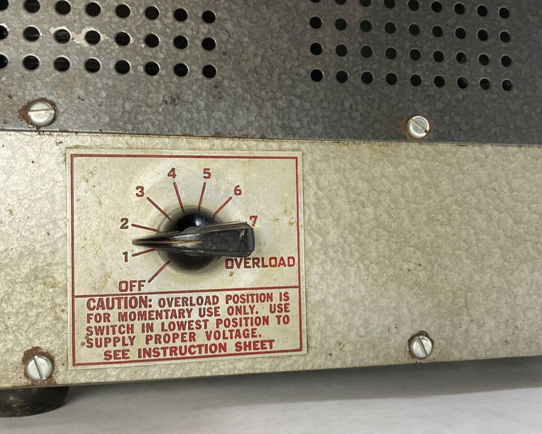 Cornell-Dubilier 110BA6 Powercon Battery Eliminator 110VAD 6.3VDC 4to10A
