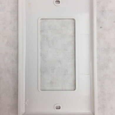 Lot of 5 C2G 03725 Decorative One Cutout Single Gang Wall Plate - White