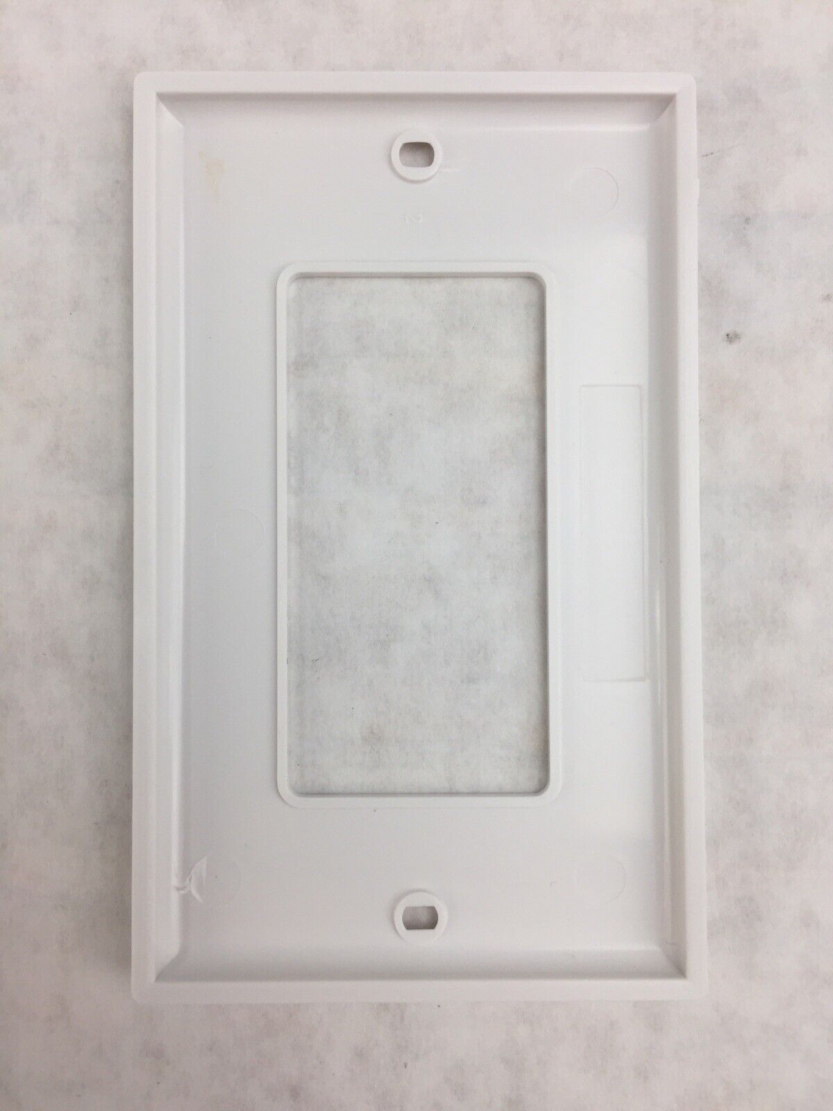 Lot of 5 C2G 03725 Decorative One Cutout Single Gang Wall Plate - White