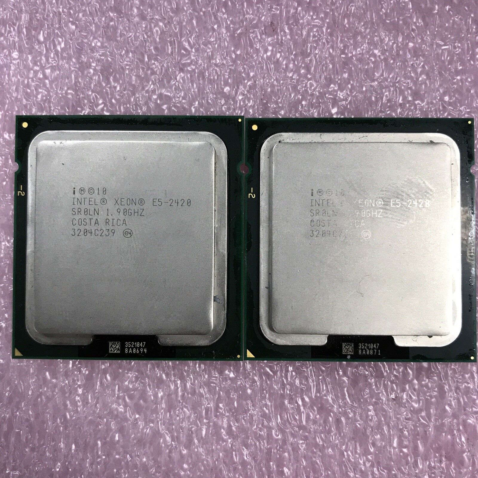 (lot of 2) Intel Xeon E5-2420 SR0LN 1.9Ghz (Tested and Working)