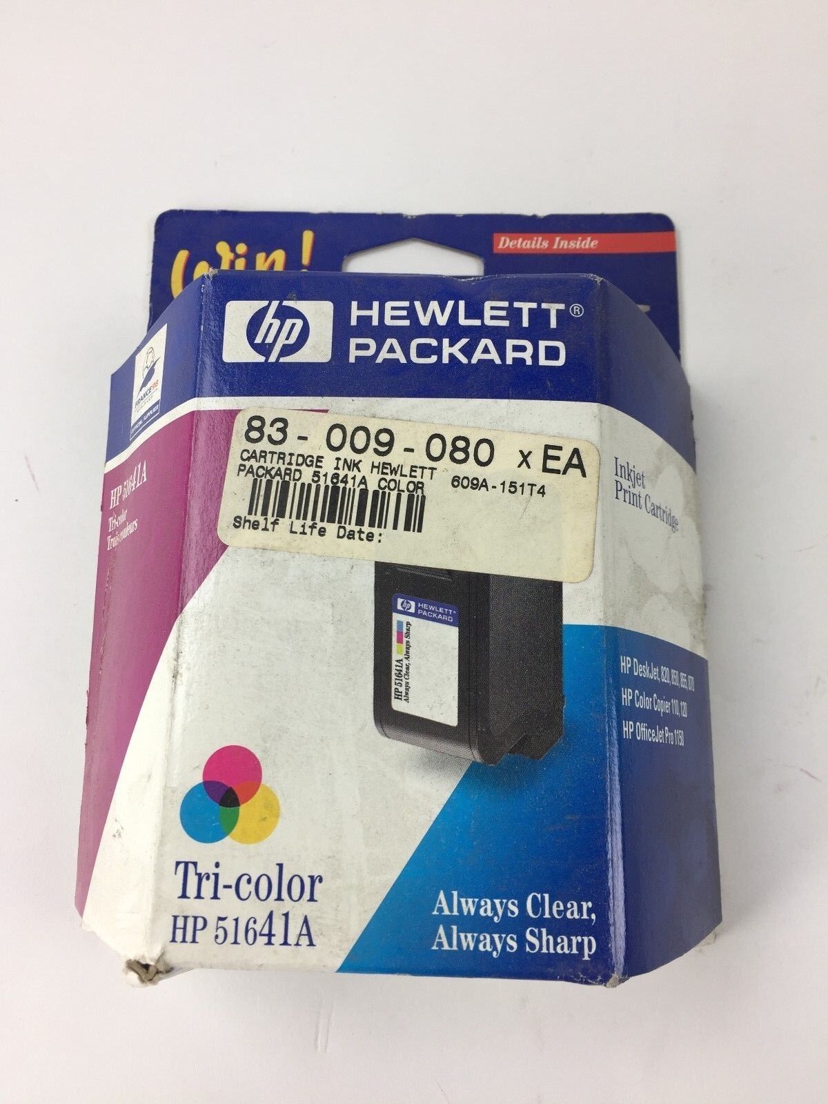 Genuine HP 51641A Tri Color Ink Cartridge