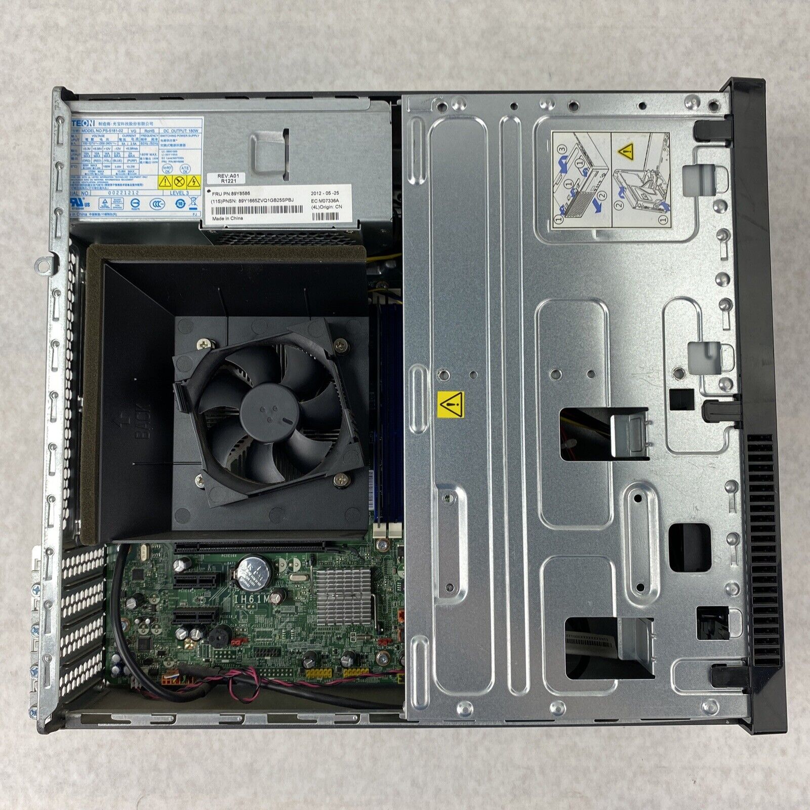 Lenovo ThinkCentre Edge72 SFF Intel Pentium G640 2.80 GHz 4 GB RAM NO HDD NO OS