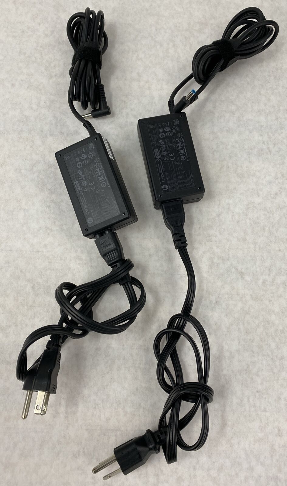 Lot( 2 ) HP L25298-002 Laptop Charger 65W Power Adapter 710412-001 Blue Tip