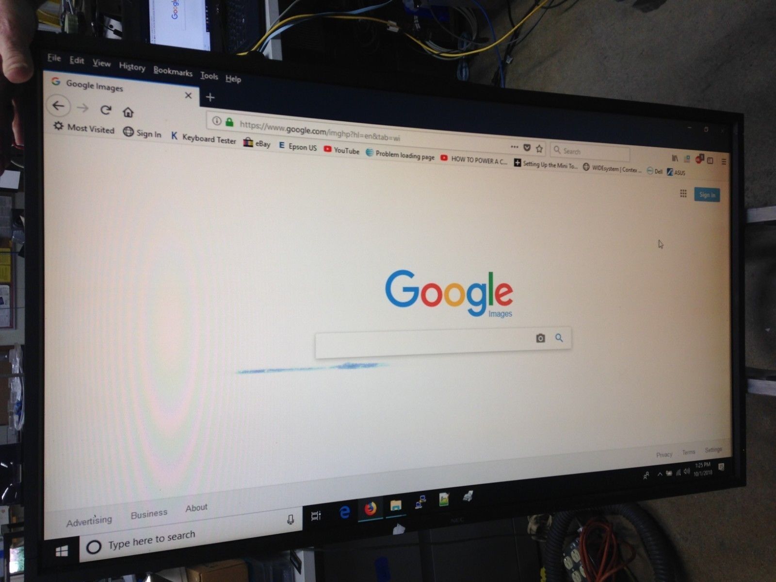 NEC P461 46" LCD Monitor, DVI-Digital, HDMI, Serial, RGB, S Video, VGA, Grade C