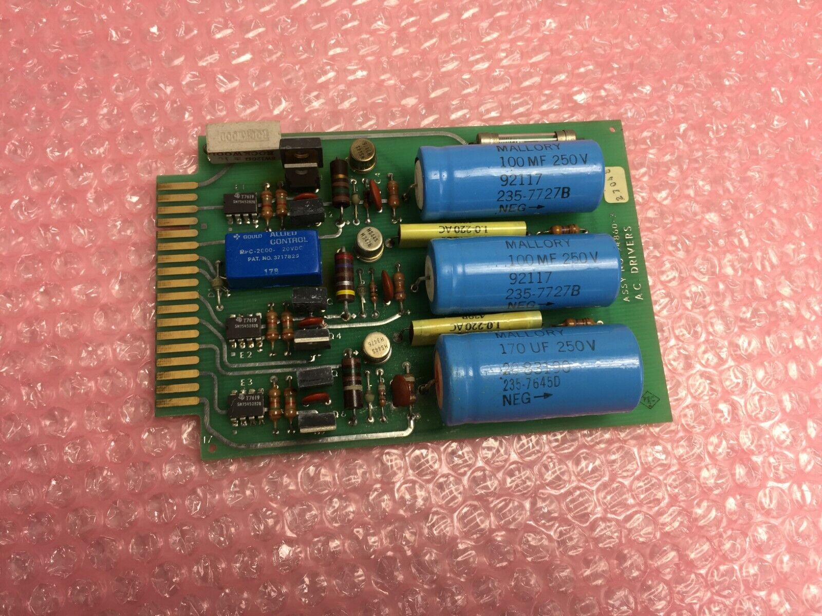MSI AC Drivers 27048  Assy No 24860-3  Micromedic Card