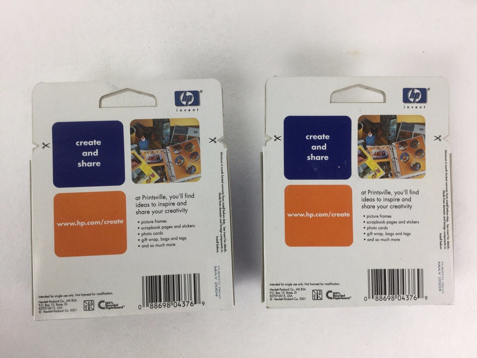 HP 49 Tri Color Ink Cartridge 51649A New Factory Sealed, (Lot of 2)