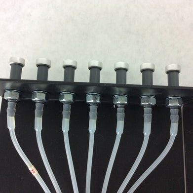 Lot of 4 Nova Biomedical Flush Fixture Stat Profile 6 4 Port 36786
