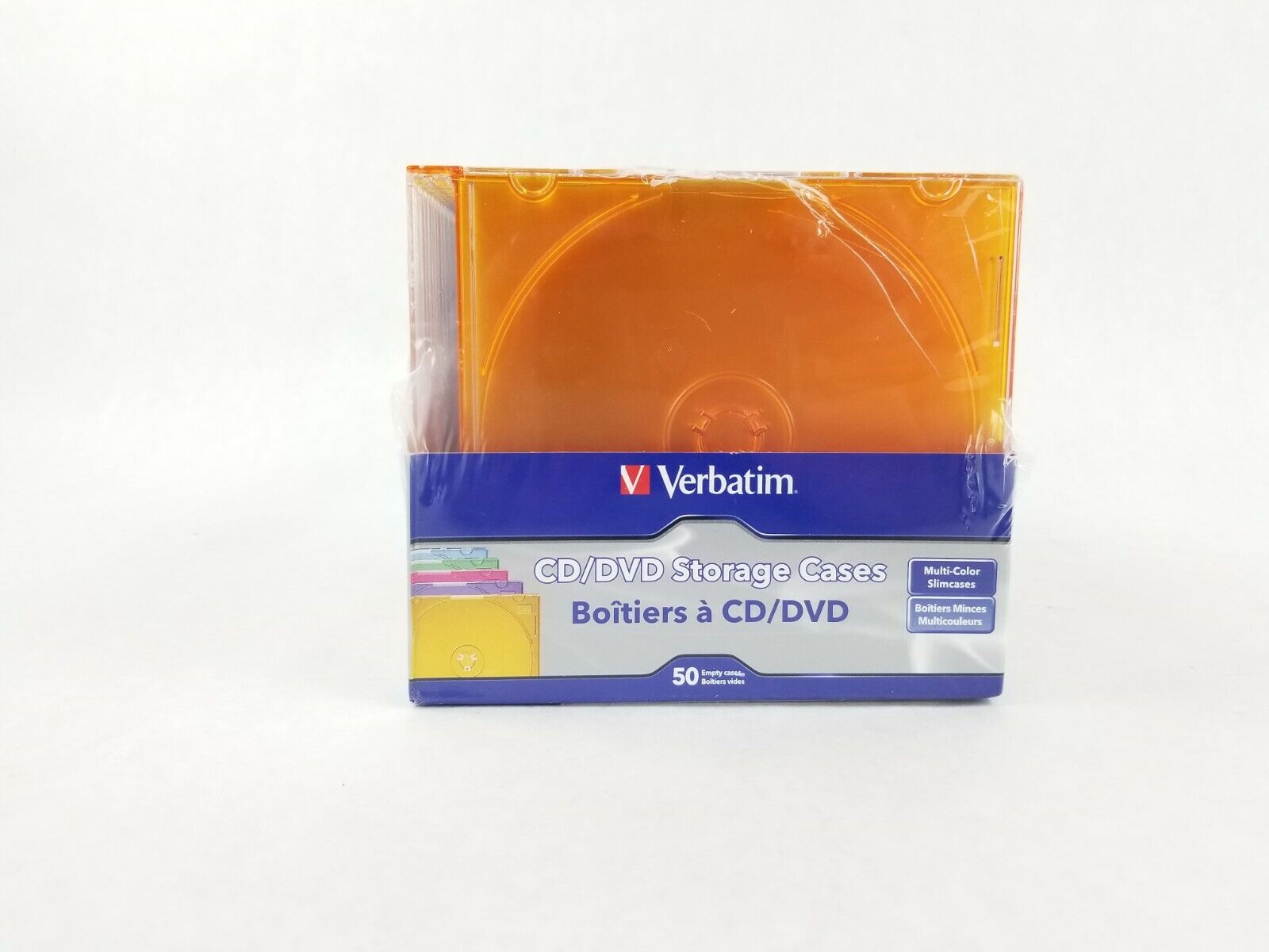 Verbatium 94178 0808-203 CD/DVD Color Slimcases 50