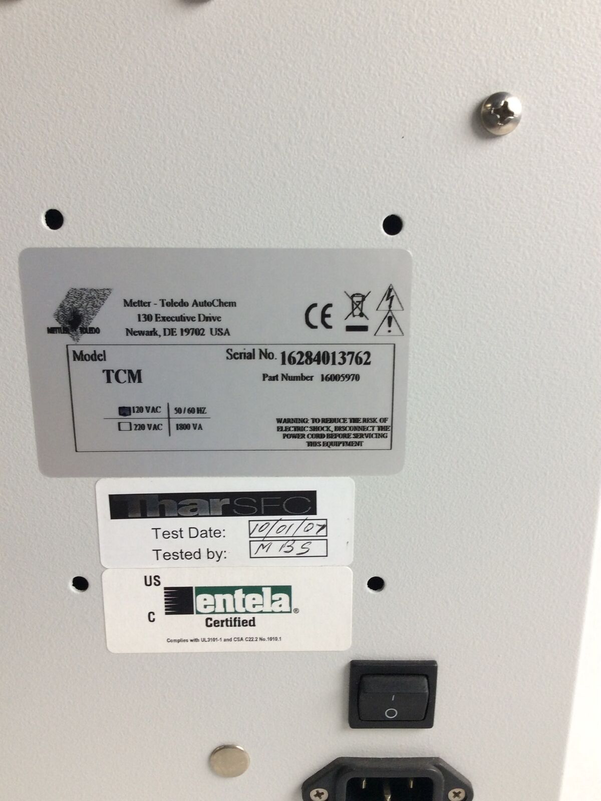 Mettler Toledo AutoChem TCM - 16005970