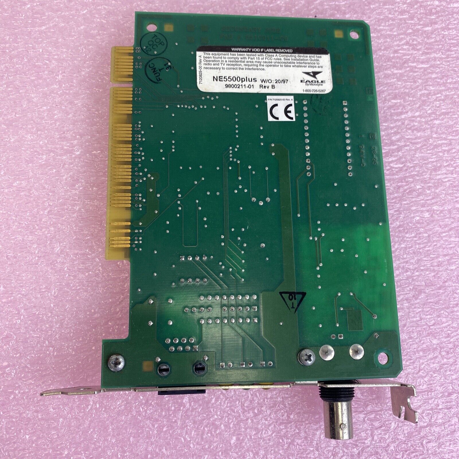 Microdyne NE5500plus RJ45 Coaxial PCI card