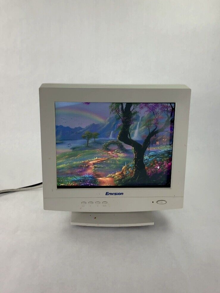 Envision EN-780 16" VGA Computer CRT Monitor Retro Gaming Tested