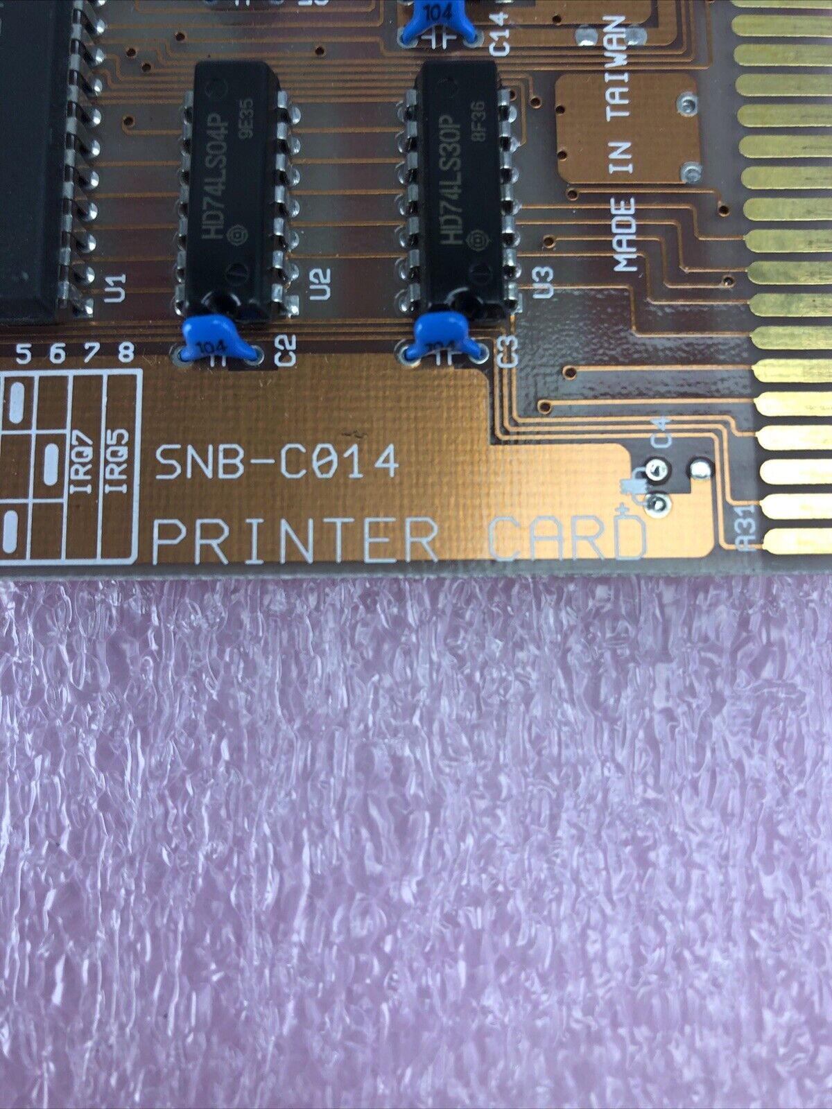 Goldstar SNB-C014 8-Bit ISA 25-Pin Printer Card