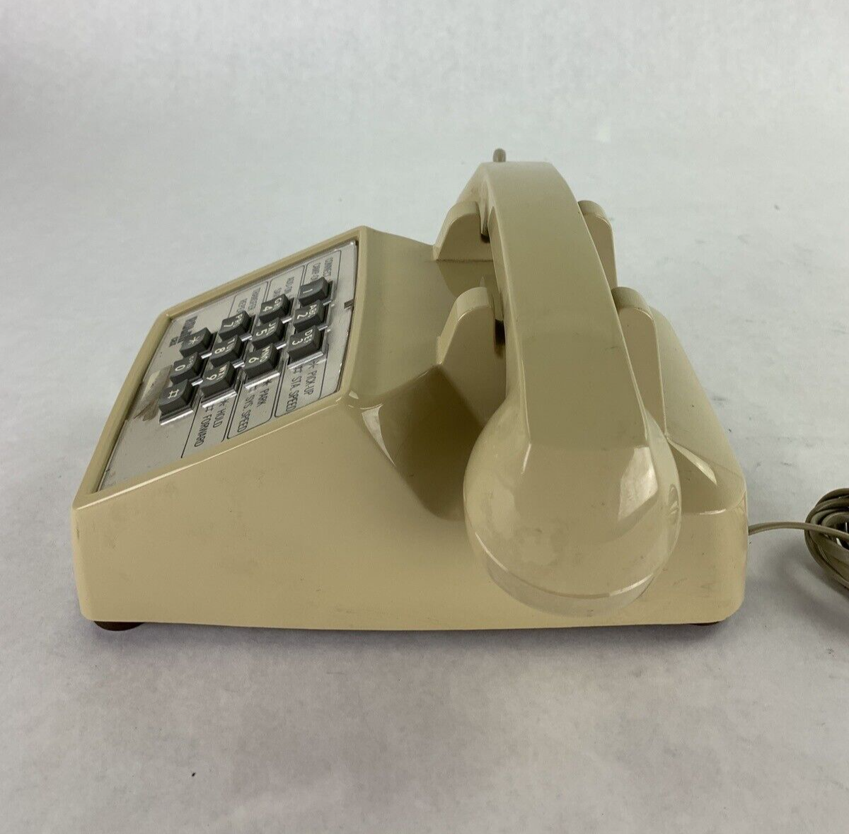 Vintage Rolm CBX Phone Push Button Phone Cream Parts and Repair
