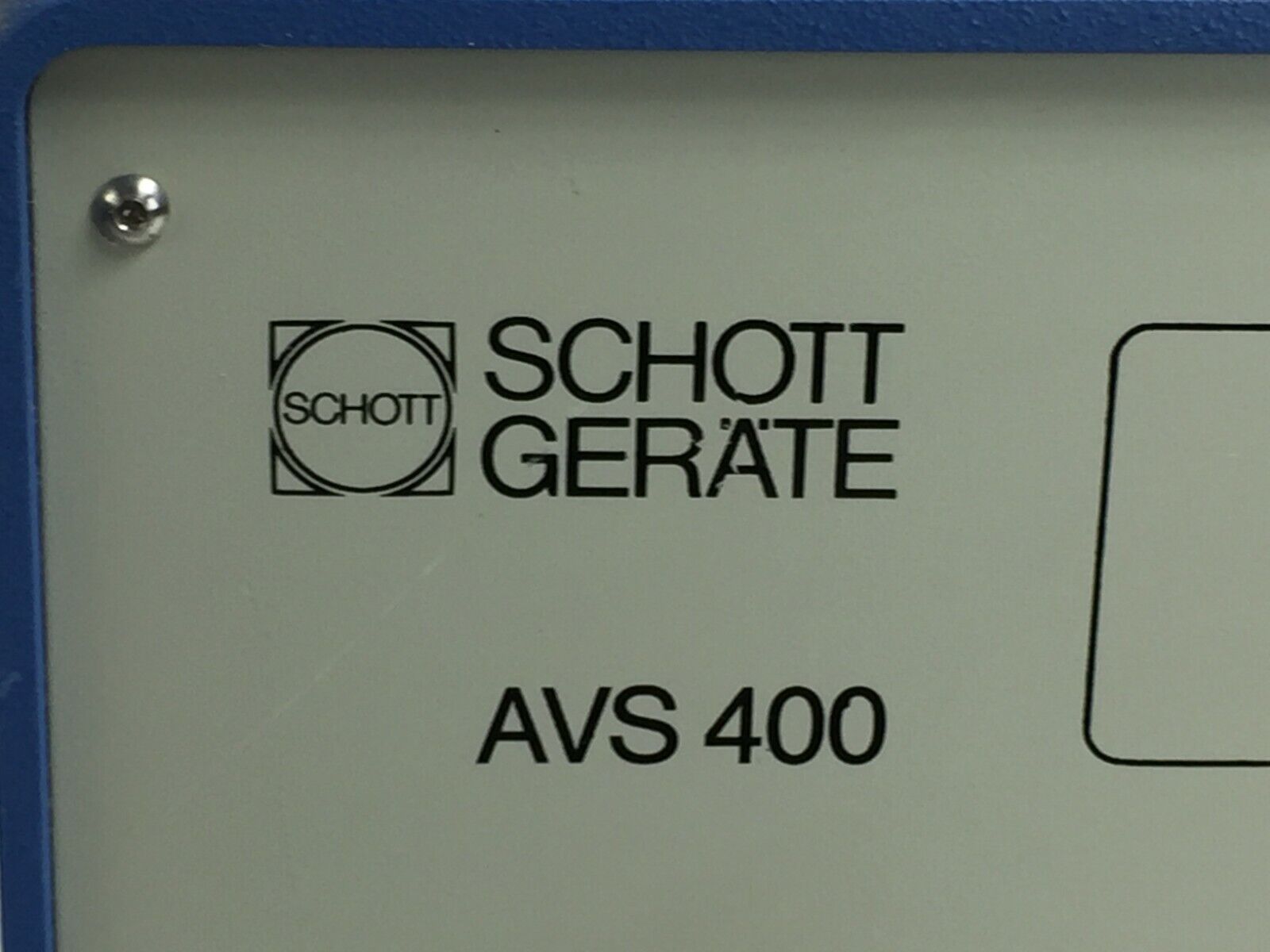 Schott Gerate AVS 400  Includes Power Cord