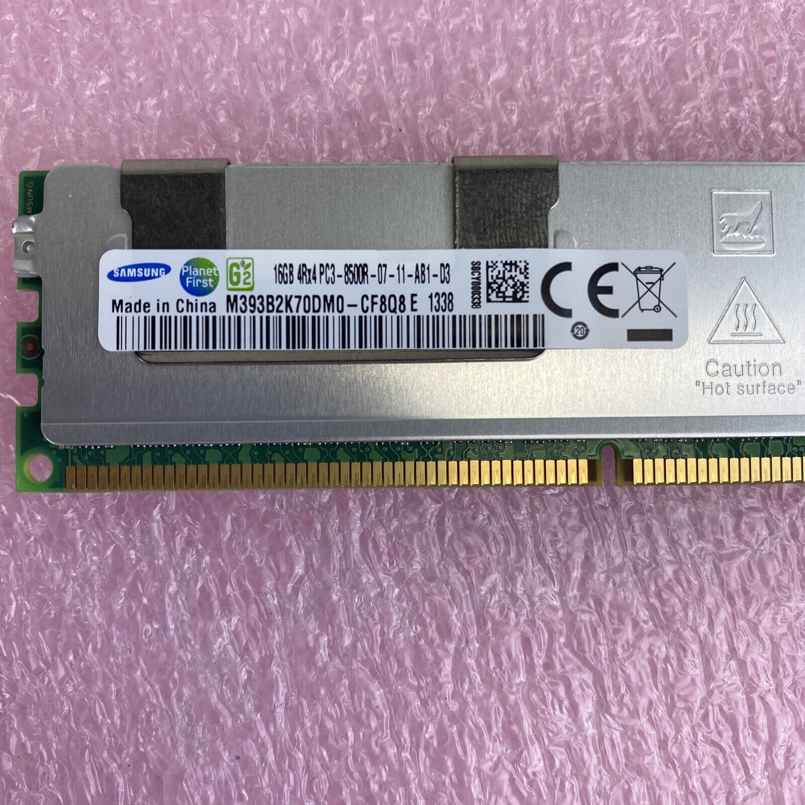 Samsung M393B2K70DM0-CF8Q8 16GB DDR3 PC3-8500 CL7 DIMM RAM module