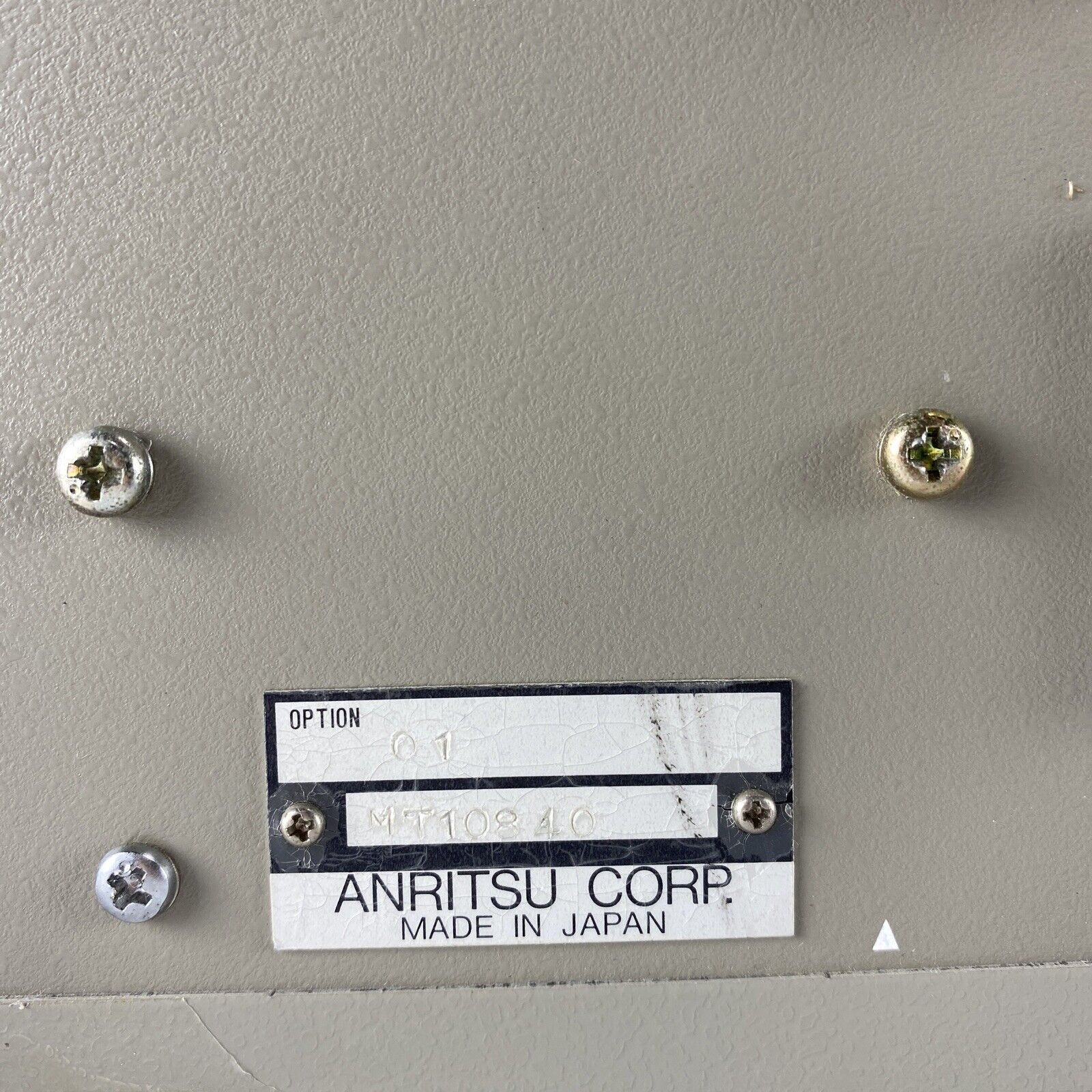 Anritsu MS610B Option 01 Spectrum Analyzer 10kHz- 2GHz UNTESTED