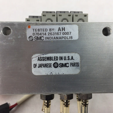 SMC Solenoid Valves. - Siemens 067-1255-01 Rev B