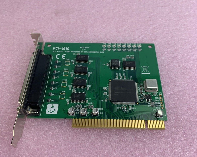 Advantech PCI-1610 REV. A1 02-2 4 PERT HIGH SPEED RS-232
