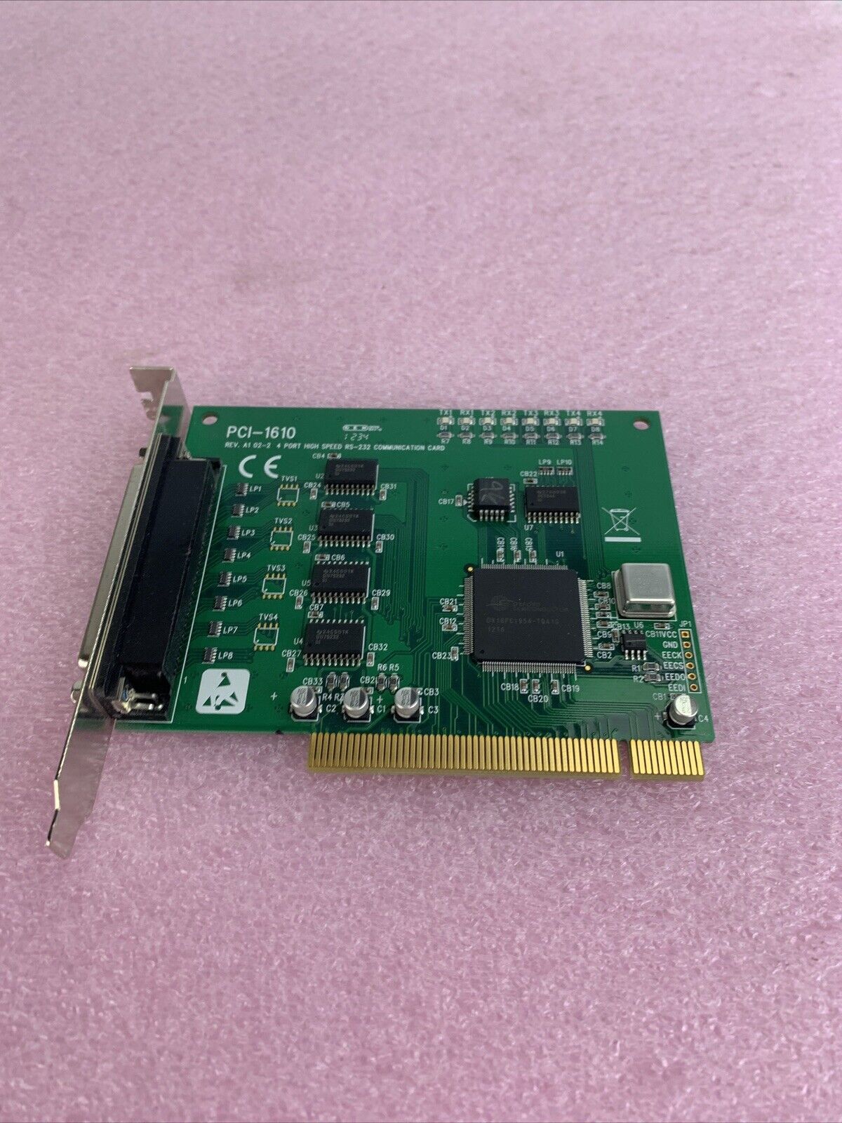 Advantech PCI-1610 REV. A1 02-2 4 PERT HIGH SPEED RS-232