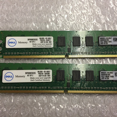 Kingston 2 GB RAM Kit (2x1) SNPKN992CK2/2G 99L0262-001 P945184-0546398
