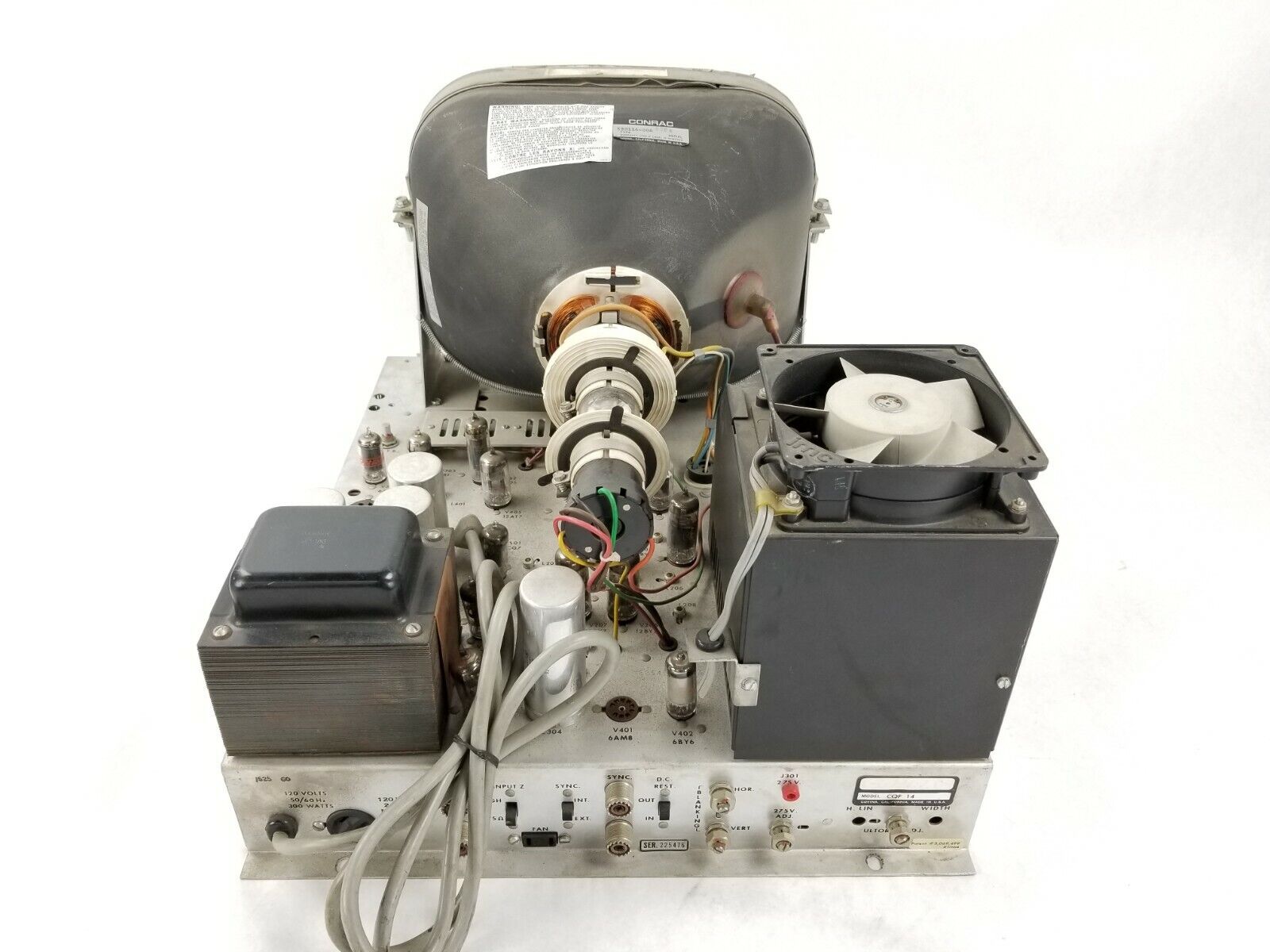 CONRAC Type 520114-004 Model # CAF 14 Untested-Parts or Repair