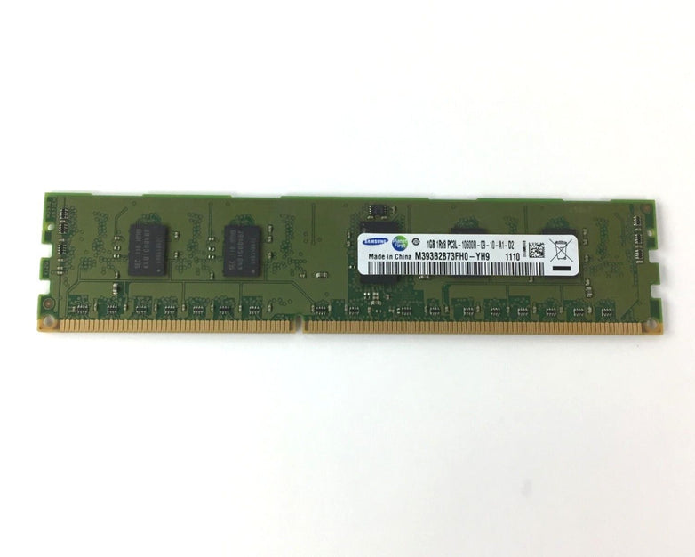 Samsung M393B2873FH0-CH9 1GB DDR3 Registered ECC PC3-10600 1333Mhz 1Rx8 Memory