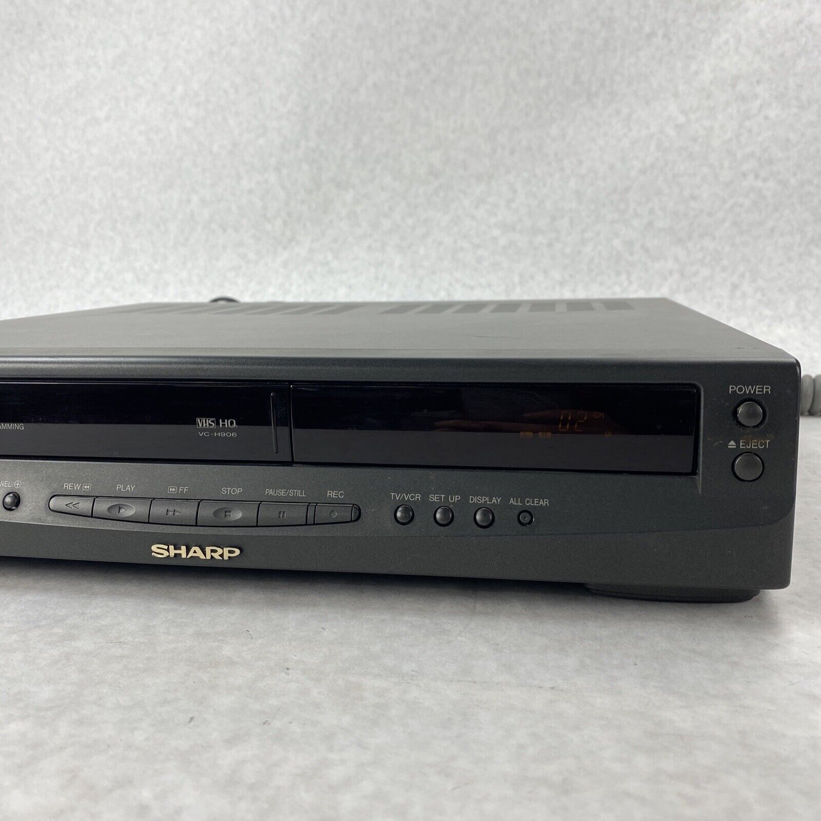Sharp VC-H906U VCR VHS Player 4 Head HiFi Stereo Tested NO REMOTE