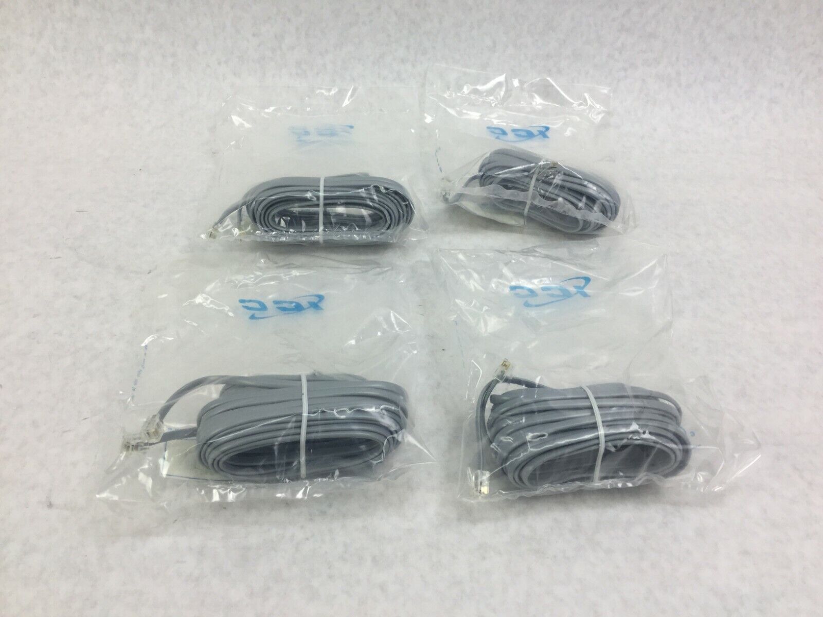 ICC ICLC425FSV 25' ft  Flat Line Cord   Lot of 4   Sealed Packages