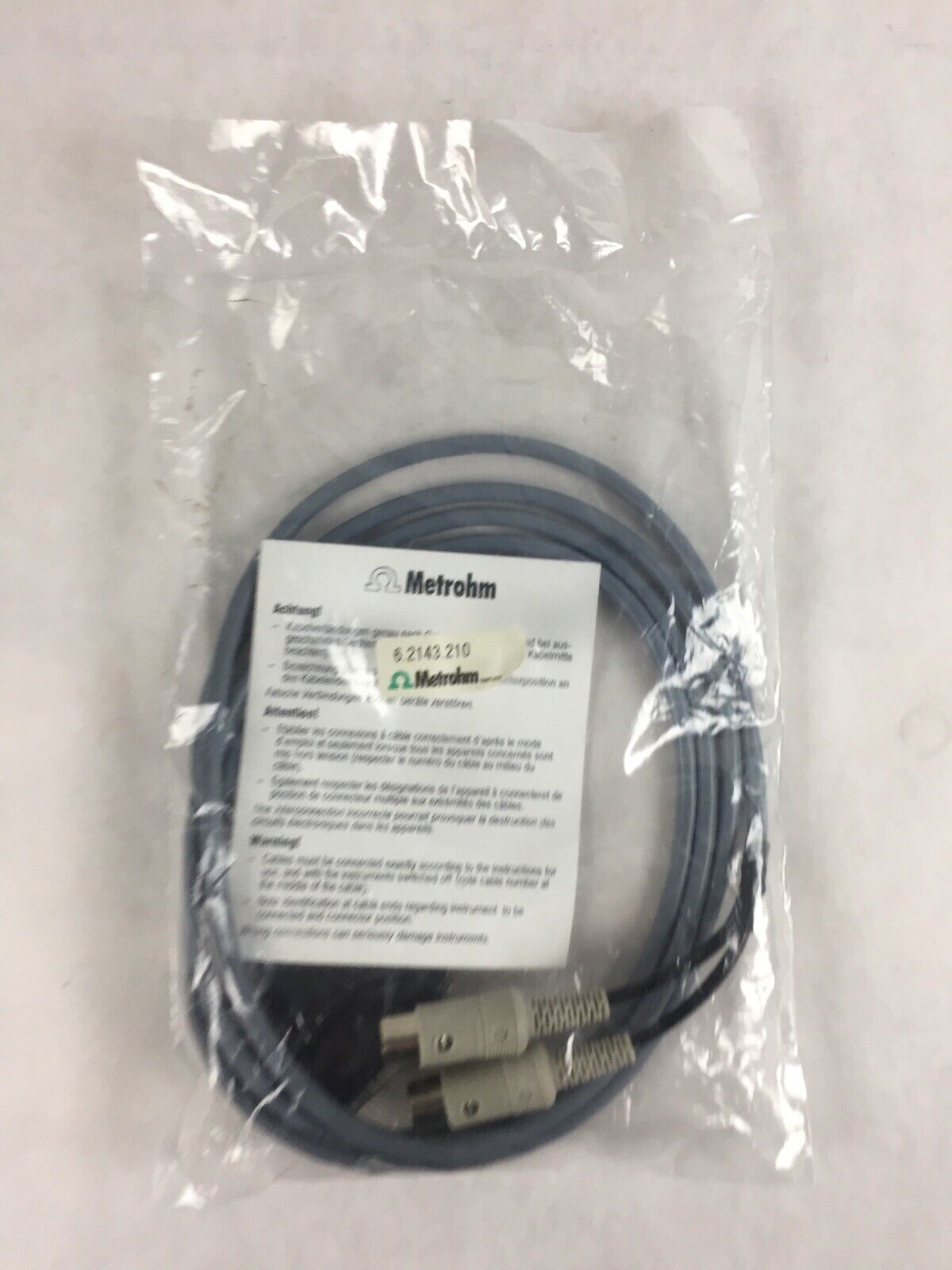 METROHM BRINKMANN 6.2143.210 CONNECTING CABLE