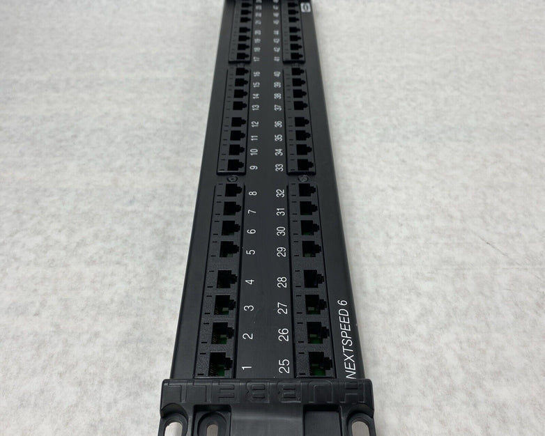 Hubbell P6E48U 2U 48-Port Nextspeed 6 Universal Patch Panel