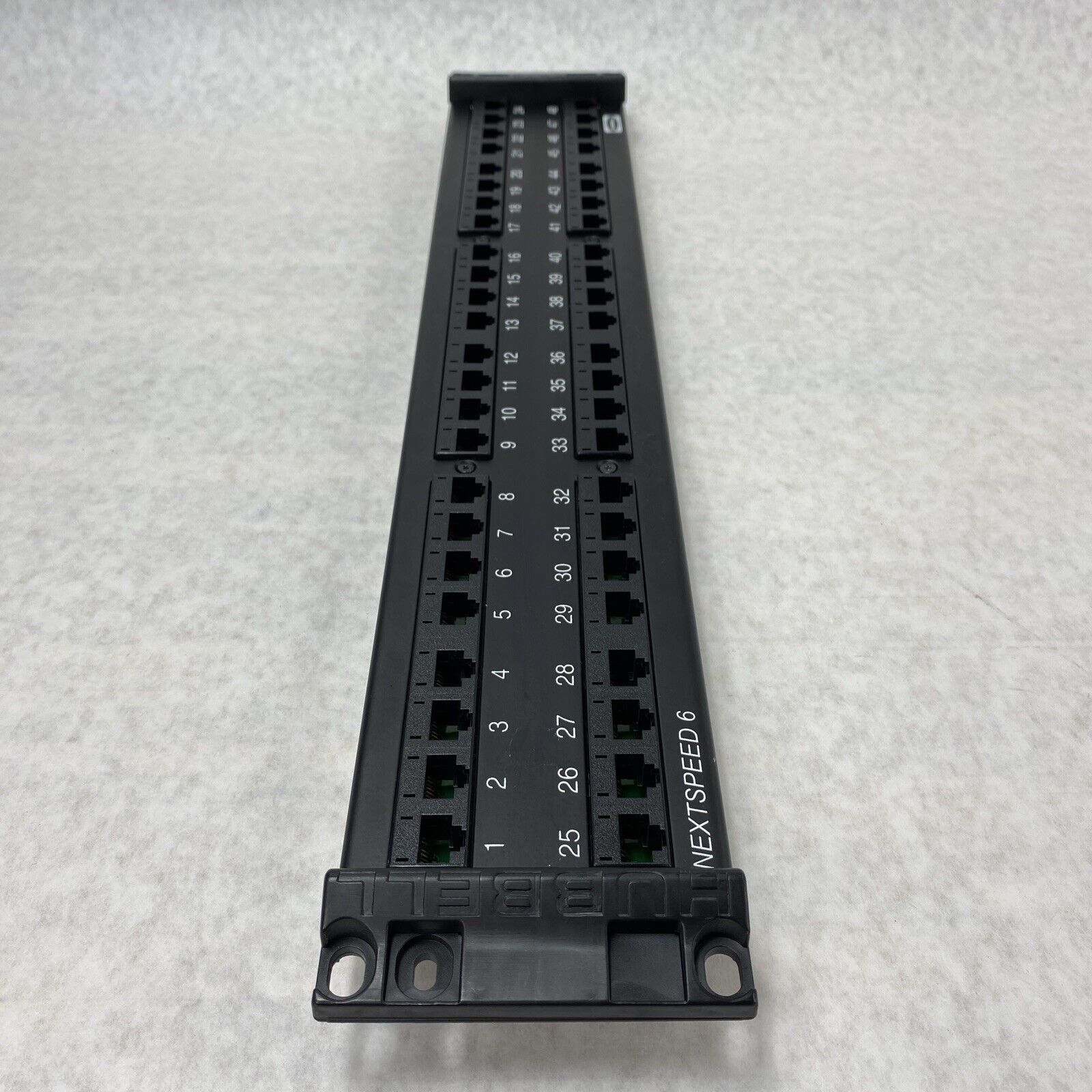 Hubbell P6E48U 2U 48-Port Nextspeed 6 Universal Patch Panel