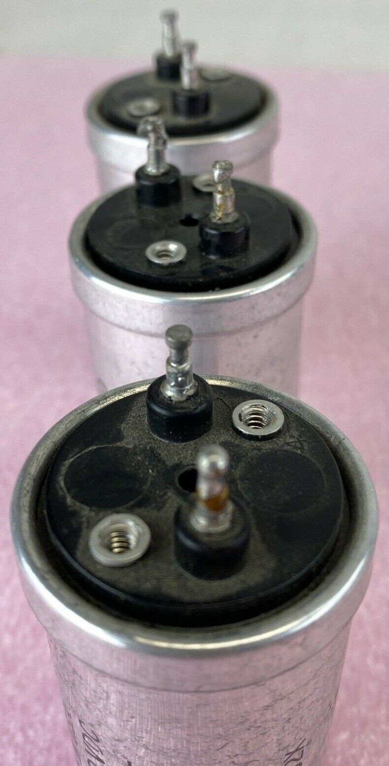Lot of 3 Mallory TS-18532 800MFD 50VDC electrolytic capacitor 2356302X