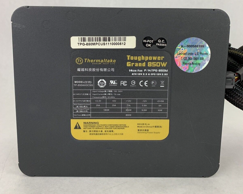 Thermaltake TP-850AH3CSG Toughpower Grand 850W Power SupplyTPG-850M Tested