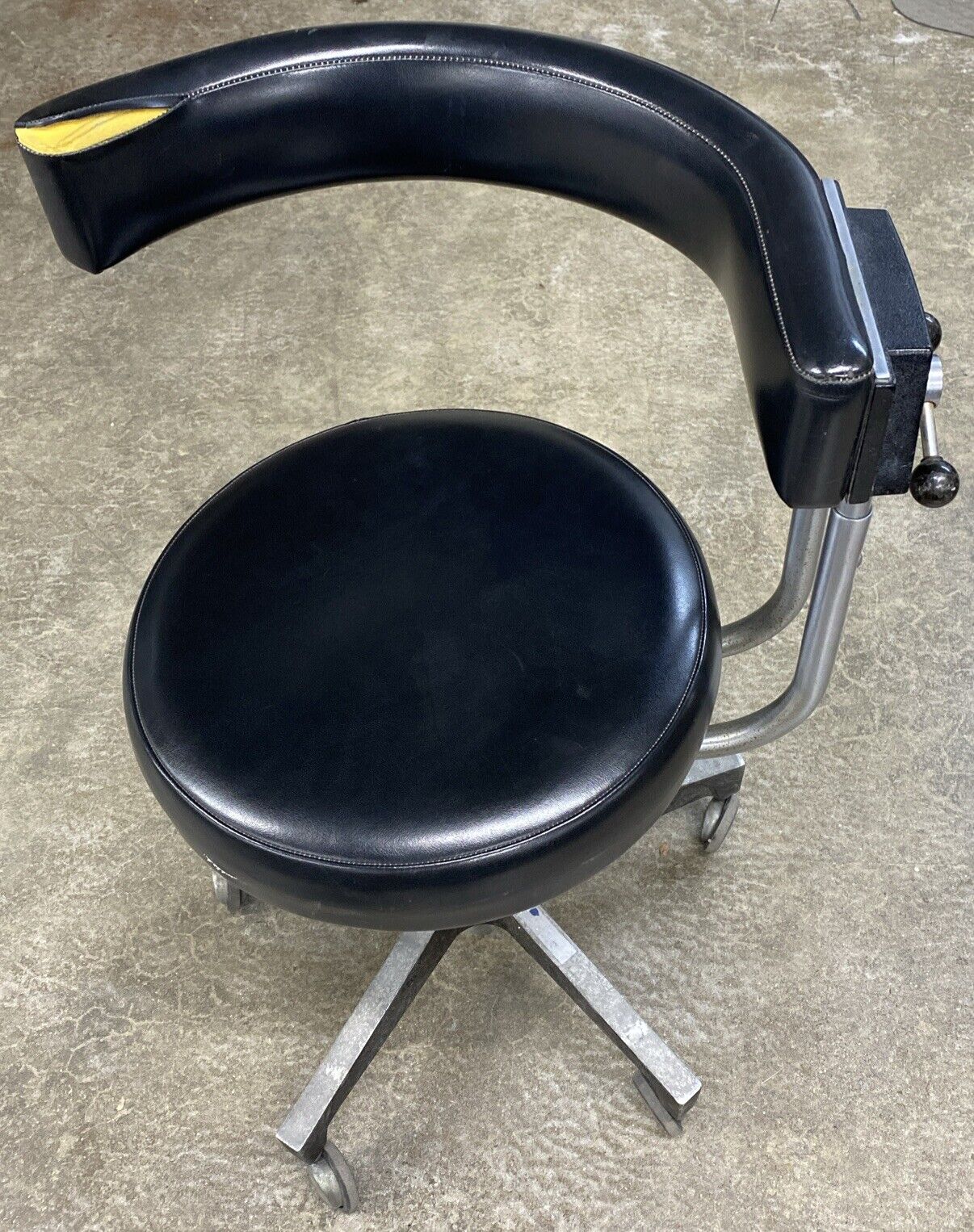 Vintage Dentsply 6465 Adjustable Medical Doctor Dentist Exam Stool Chair USA