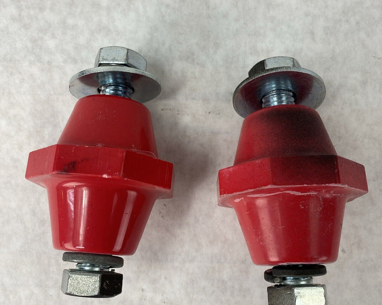 Lot( 2 ) 5/8 16mm Female Red Insulator for Bus Bar