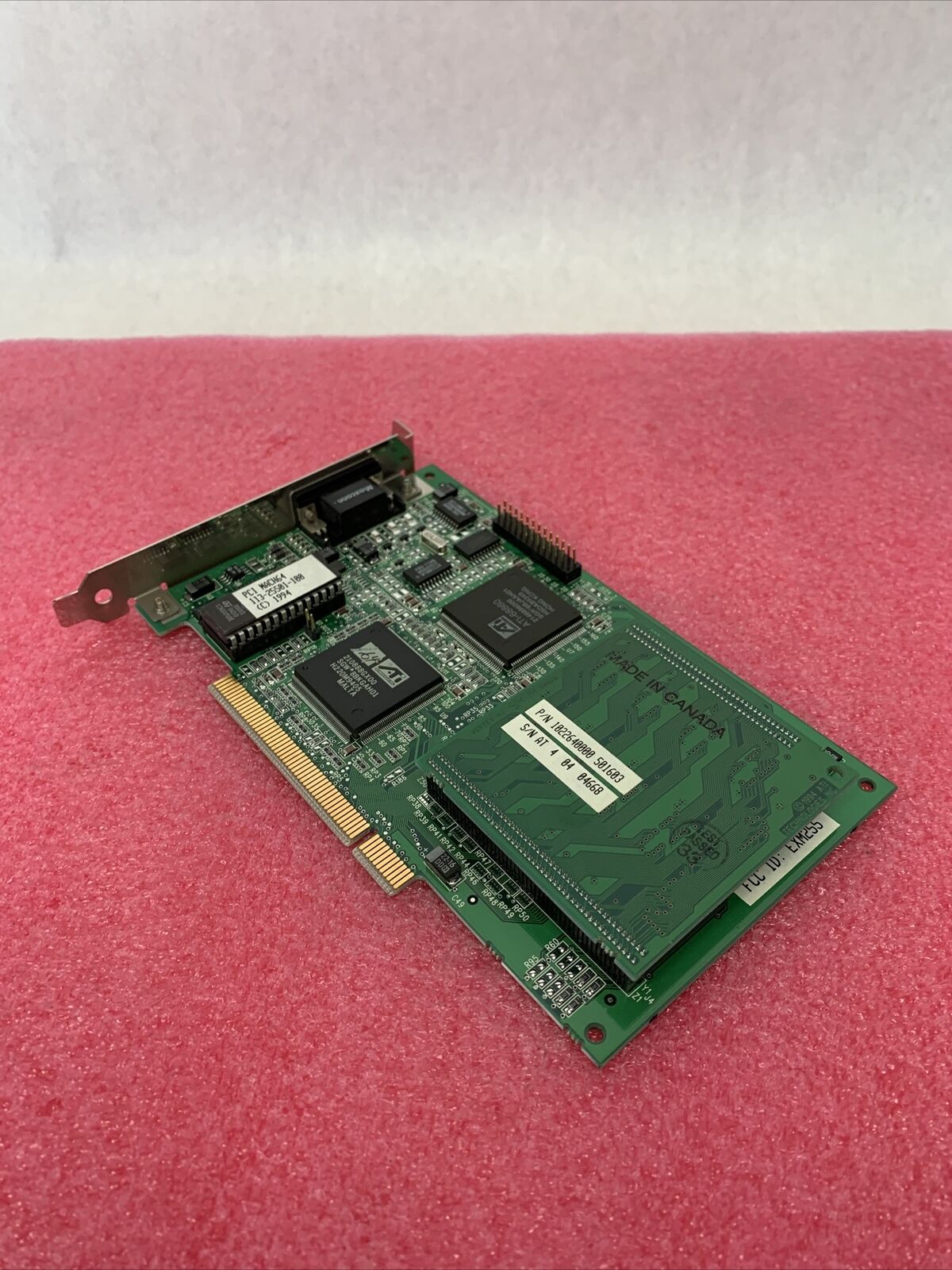 ATI PCI MACH64 109-25500-10 Graphics Card w/ ATI 109-26400-00 2MB VRAM ADDON