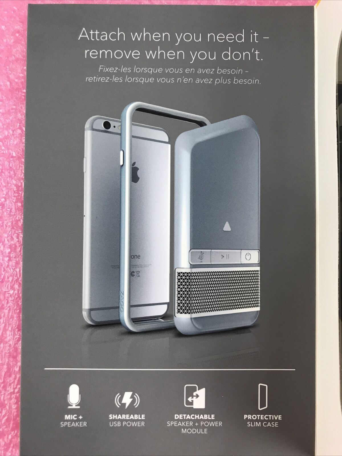ZAGG Speaker Case For iPhone 6 - Blue