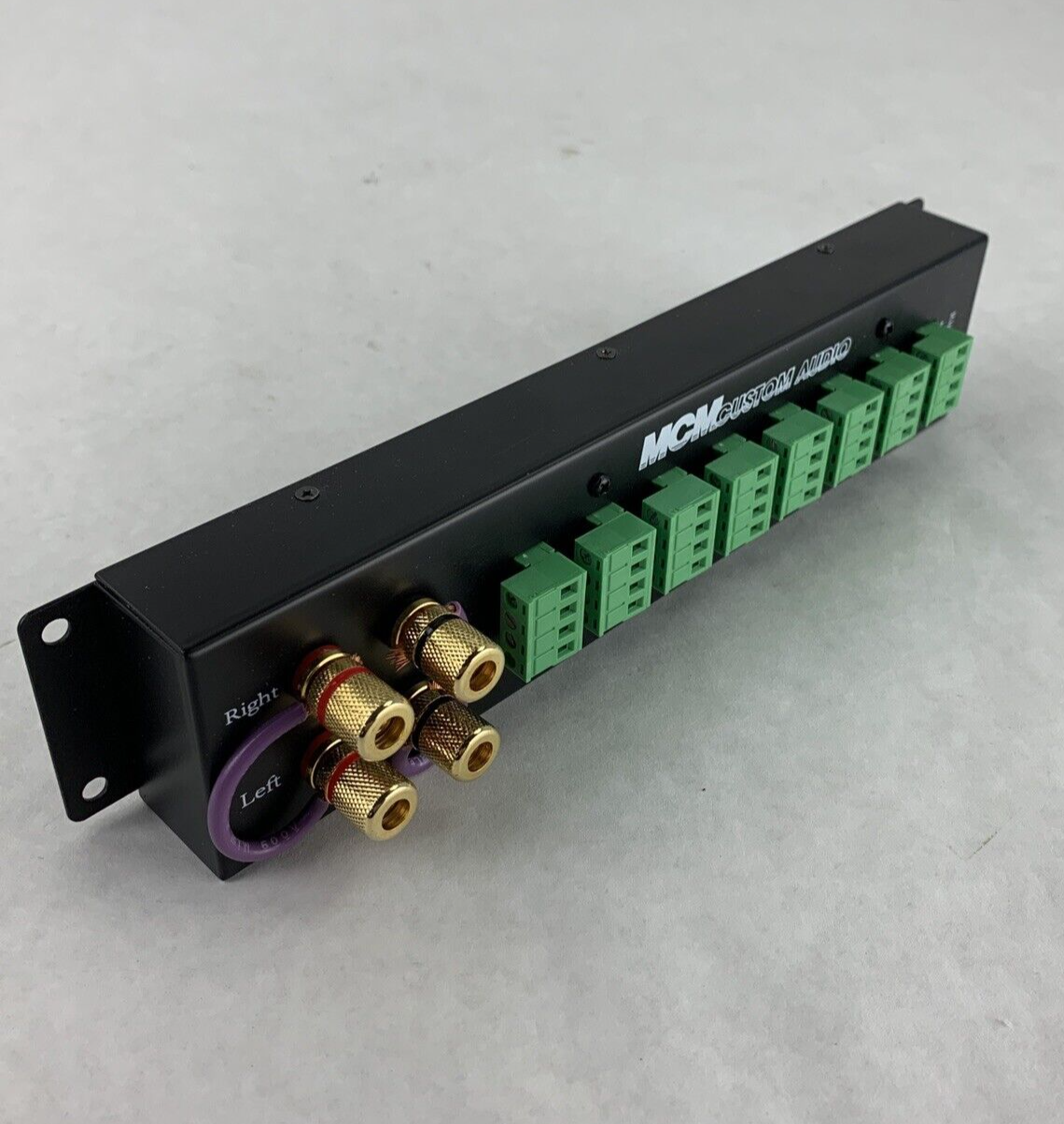 MCM Custom Audio Model 50-2204 Speaker Distribution Panel Box Opened
