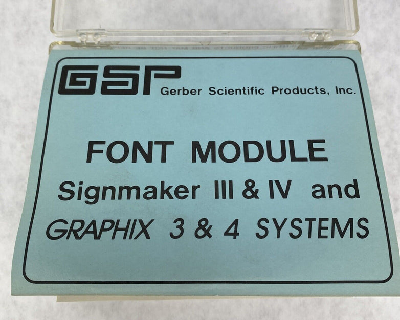 Gerber Scientific PD18016 Souvenir Demi Signmaker III & IV Graphix 3 & 4