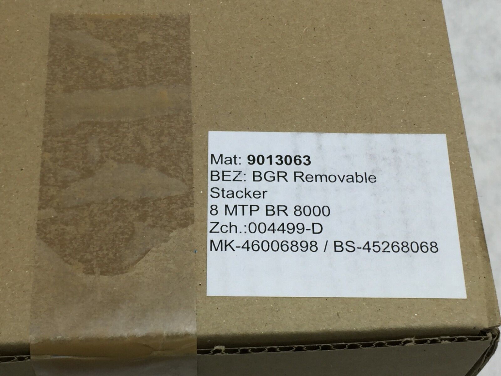 Qiagen 9013063 BEZ: BGR Removable Stacker  8 MTP BR 8000    Factory Sealed Box